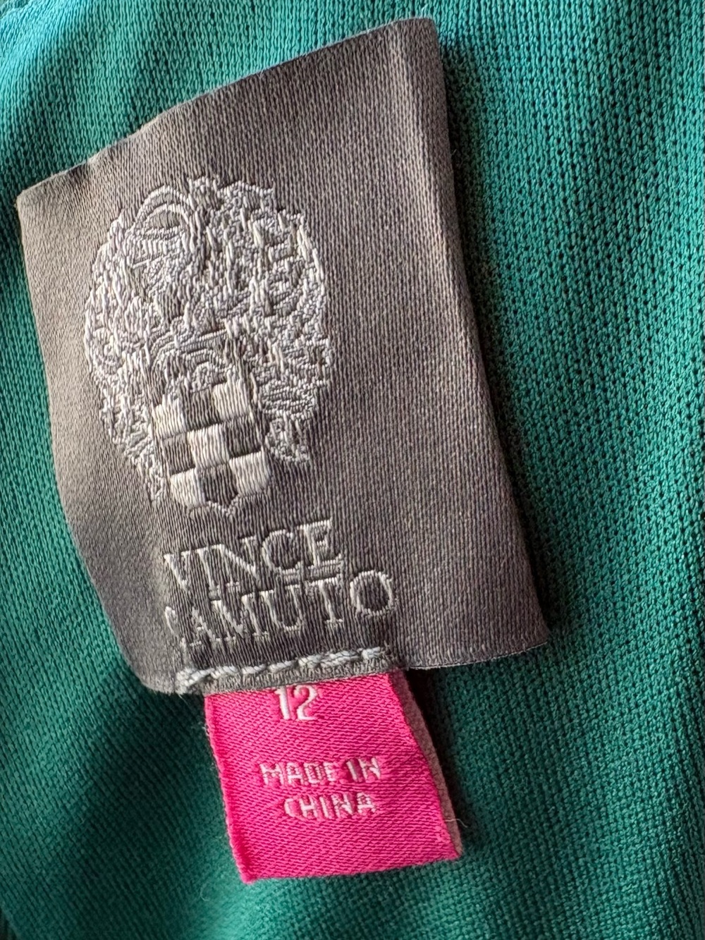 Vince Camuto Emerald Green Sequined Balloon Sleeve Sheath Dress Size 12 VCI 3204 - Picture 8 of 16